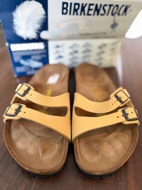 Birkenstock Ibiza Sandal in Yellow 10W - Size 41 Made in Germany